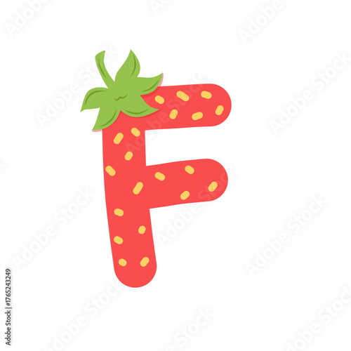 Strawberry Alphabet Series – Cute Fruit Letters A–Z
