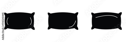 Pillow Vector Line Icon Illustration. EPS 10