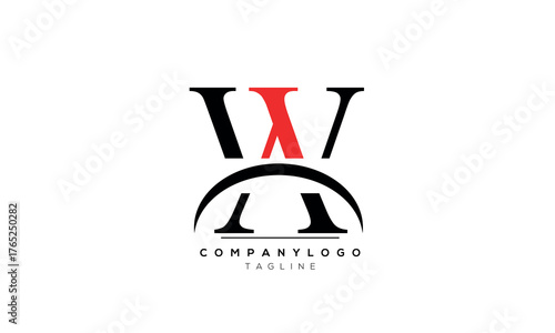 Alphabet letters Initials logo AW AND WA.eps