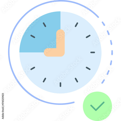 On Time Illustration