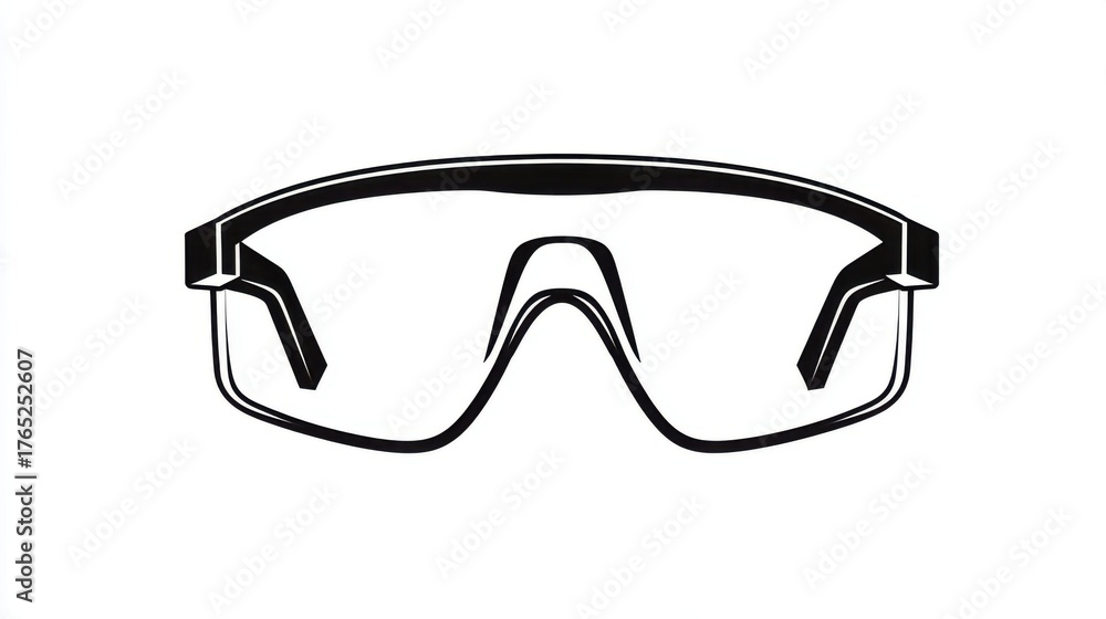 Fototapeta premium Stylish Protective Glasses for Safety and Fashion by Design