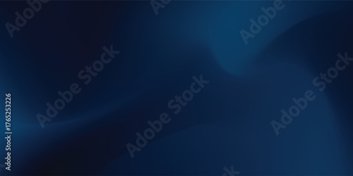 Color gradient lights on black background, abstract blue modern