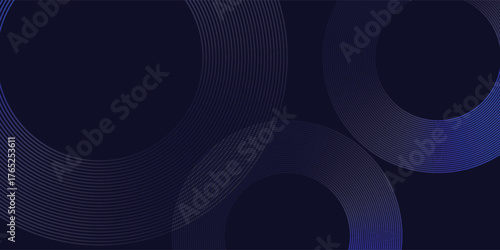 Dark Blue Golden Royal Awards Graphics Background Lines Circle modern