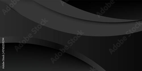 Latar belakang hitam abstrak. Desain Tren Modern dan Kreatif dalam ilustrasi vektor