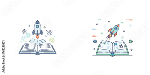 World Science Day for Peace and Development. Vector Design, ilustrations, set icon