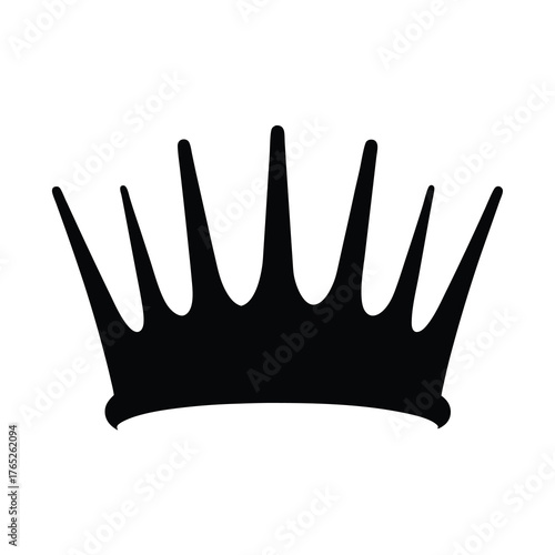 Regal crown symbol for royalty and kings, a timeless symbol of power