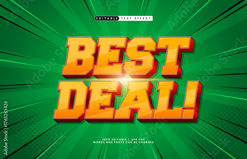 best deal editable text effect for titles and promotion