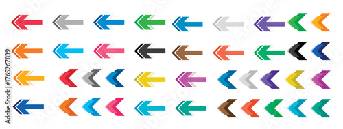 set of arrow direction icons