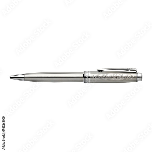 Wallpaper Mural Elegant silver pen isolated on transparent background, a timeless writing instrument for professional and personal use Torontodigital.ca