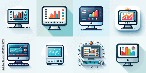 World Science Day for Peace and Development. Vector Design, ilustrations, set icon