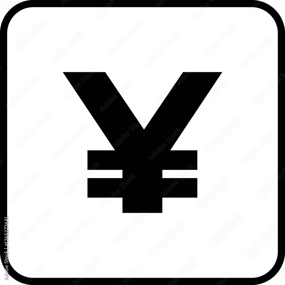 Obraz premium yen icon
