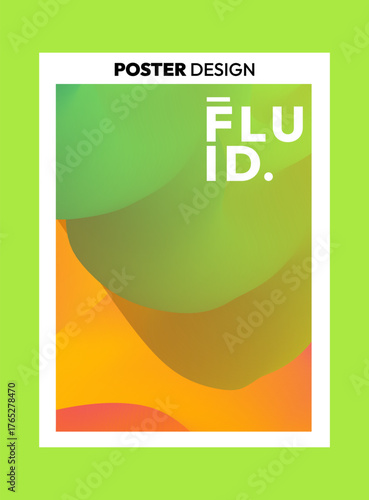 Dynamic Flux Abstract Background.Colourful Flowing Wave Vector Illustration Design Template