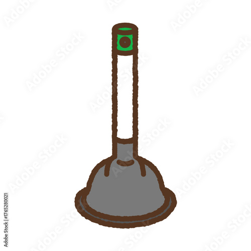 手書き風の単品アイコンイラスト　ラバーカップ