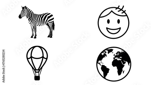 High Contrast Visual  newborn baby Visual Stimulation  