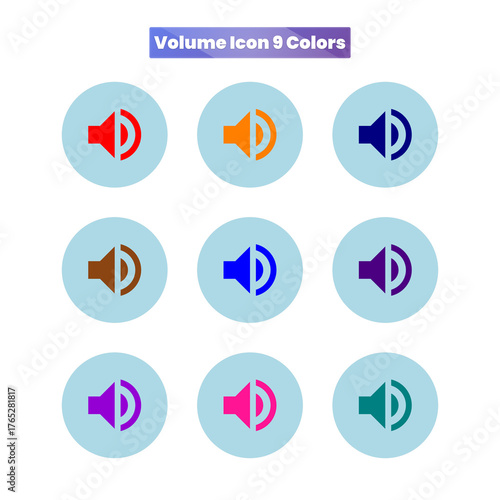 Vibrant music note icons in diverse colors for creative designs, perfect for educational materials, websites, and social media content, add a playful touch to your project with these modern symbols