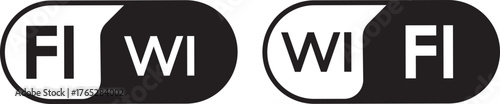 Free wifi zone icon set. internet spot designation. wifi area, wifi zone icon and logo.  signal vector icon. Wireless icon vector