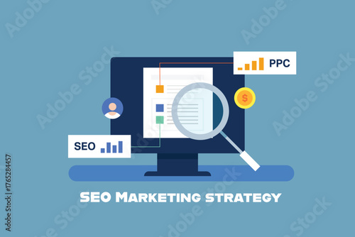 Integrated digital marketing strategy uses both SEO for sustainable organic visibility and PPC for immediate, targeted paid traffic