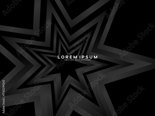 Modern black background with luxury 3d abstract square pattern. Futuristic technology concept, suitable for covers, posters, banners, brochures, websites, etc.
