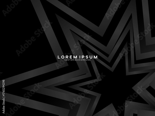 Modern black background with luxury 3d abstract square pattern. Futuristic technology concept, suitable for covers, posters, banners, brochures, websites, etc.
