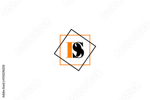 Free Download Minimalist DS Logo Design – Square Frame Monogram with Clean Lines, Modern Typography, and Bold Style - GFXLoad