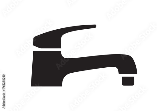 Faucet icon, Faucet silhouette vector