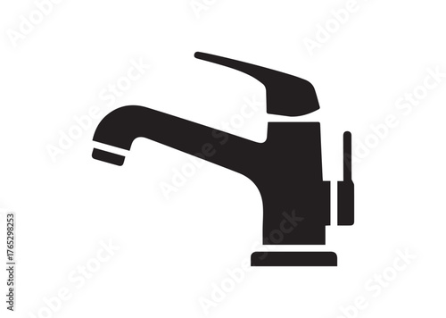 Faucet icon, Faucet silhouette vector