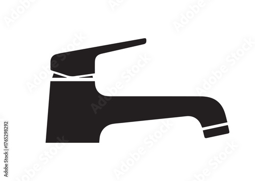 Faucet icon, Faucet silhouette vector
