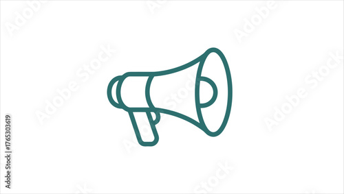 Modern communication campaign icon set featuring diverse icons for digital and print media