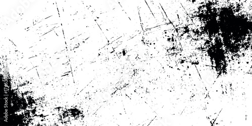 Grunge texture white and black cracks, scratches, scuffs, dust, dirt Overlay Distress grain monochrome design.