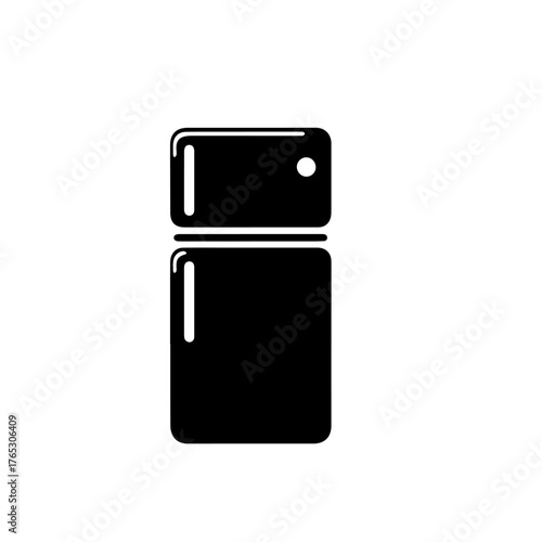 Open Door Refrigerator Fridge Vector Illustration