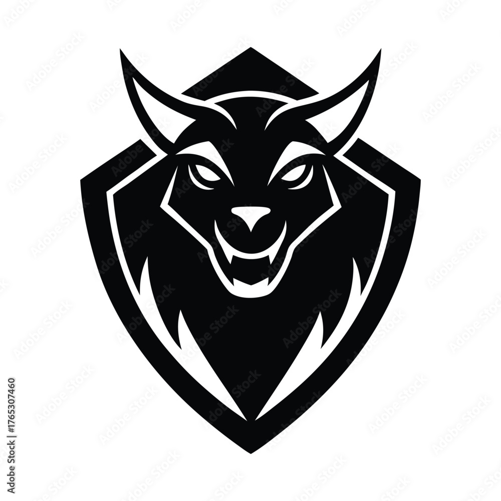 Fototapeta premium Polished Modern Professional Mascot Logo Vector Illustration