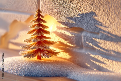 Preparación y celebración de la Navidad y el Año Nuevo con árboles decorados en una escena magnífica