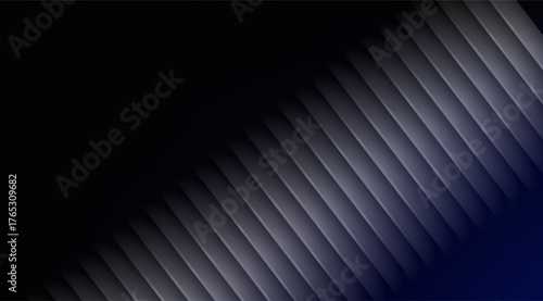 Subtle waves cascade across a dark navy and blue gradient background, creating a serene and contemporary abstract design perfect for modern projects and visual presentations