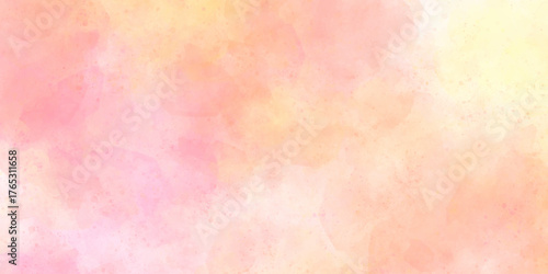 abstract watercolor wall grunge texture background with copy space background. Grunge cloud Soft pink watercolor Pink texture background.		