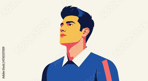 Visionary Startup Dreamer – Modern Flat Vector Representing Ambition and Business Innovation 2