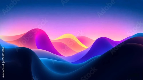 abstract background with waves