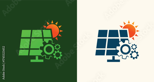 Solar Panel Gear Energy Logo
