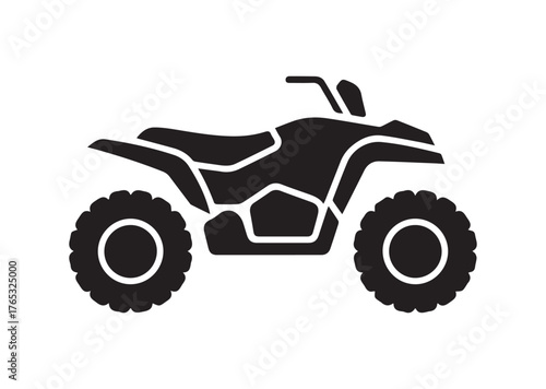 Atv vehicle icon, Atv vehicle Black vector