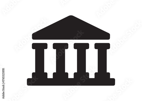 Temple icon, Temple Black vector
