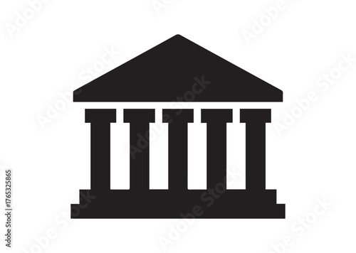 Temple icon, Temple Black vector