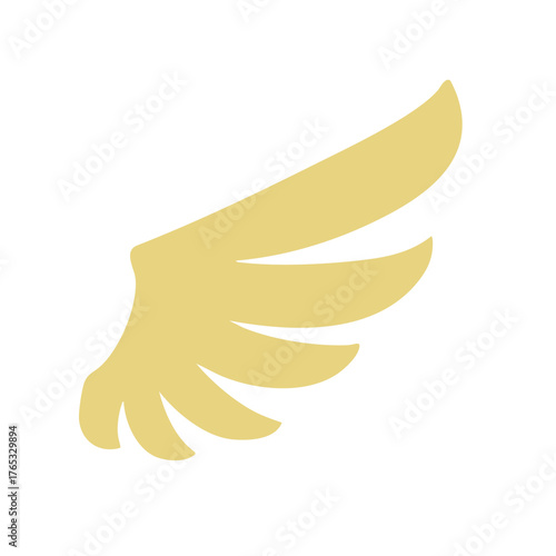 Golden angel wings illustration material