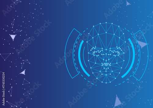 Futuristic vector background blending digital networks, space, galaxies, planets, artificial, and computers. Symbolizes global connectivity, technology, and the digital world.