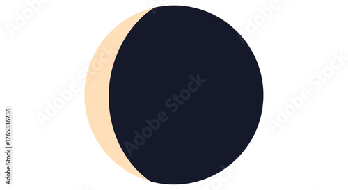 A fresh green avocado cut in half with the seed visible. A simple vector illustration for a healthy diet and vegetarian food concepts