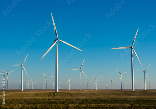Wind Farm Generating Renewable Electricity