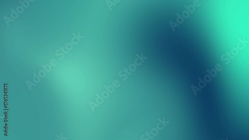 Dynamic Abstract Blue Green Gradient Flowing Motion Background.