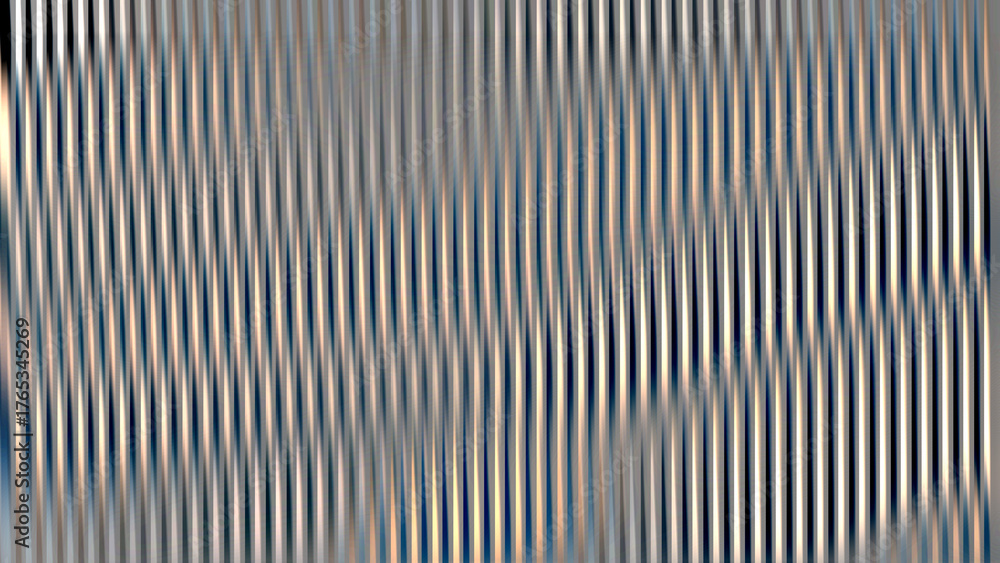 Obraz premium Abstract optical illusion of wavy vertical lines with subtle color accents