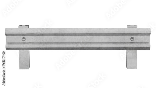 3d rendering highway fence