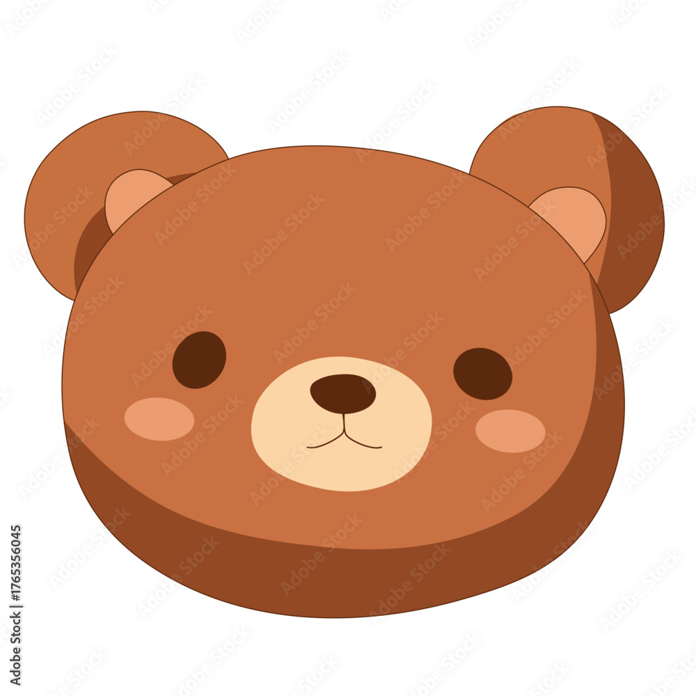 Fototapeta premium Cute bear cartoon icon vector illustration design