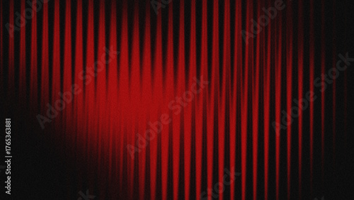 Canvastavla Vertical striped glass background with red and black gradations