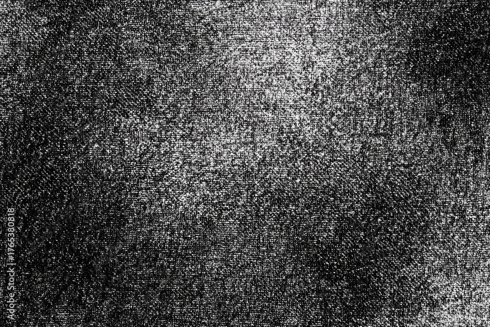 Fototapeta premium Abstract black and white textured fabric surface pattern
